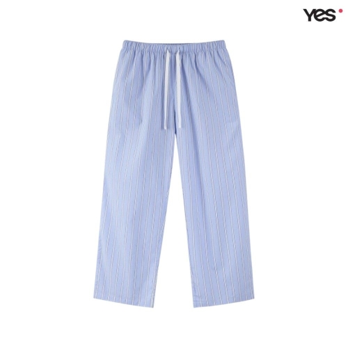 YES 스트라이프 코튼 팬츠 남여공용 이지웨어 하의 YSMEB251