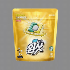 슈가버블 버블원샷 베이킹소다 캡슐 세탁세제 코튼향 30개입