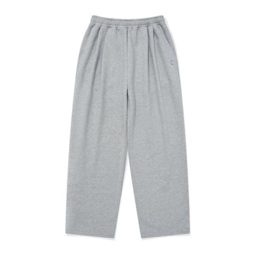 커버낫 데일리 커플 스트릿 COVERNAT 투턱 리얼 와이드핏 스 팬츠 멜란지 그레이620786