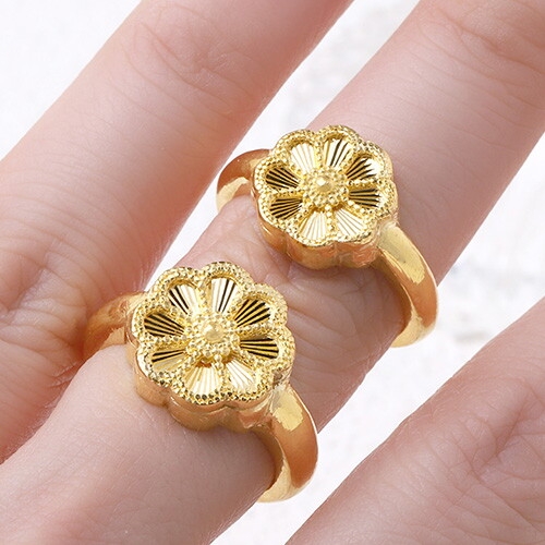 혼골드모아 골드모아 순금 코스모스 블룸 반지 7.5g