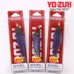 요즈리  25년 신형 미니 삼봉에기 3P 세트 리얼아지 A1866-KVRA 케이무라 심해 갑오징어