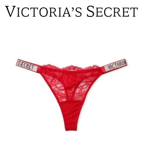 빅토리아시크릿 VERY SEXY 샤인스트랩 레이스 티팬티 410-761 KK4
