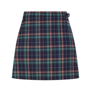 EnC 체크패턴 랩스타일 미니스커트_ENWH34T01VGE