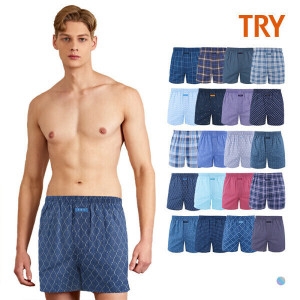 TRY 남성 스탠다드 코튼 박서_P396857630