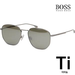보스 티타늄 선글라스 0992FS RIWT4 무광 메탈테 미러 아시안핏