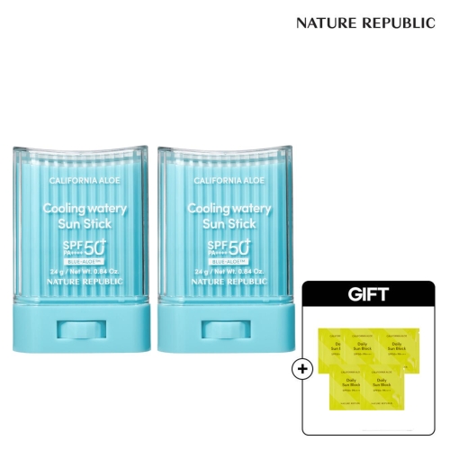 네이처리퍼블릭 캘리포니아 알로에 쿨링 수분 선스틱 24g