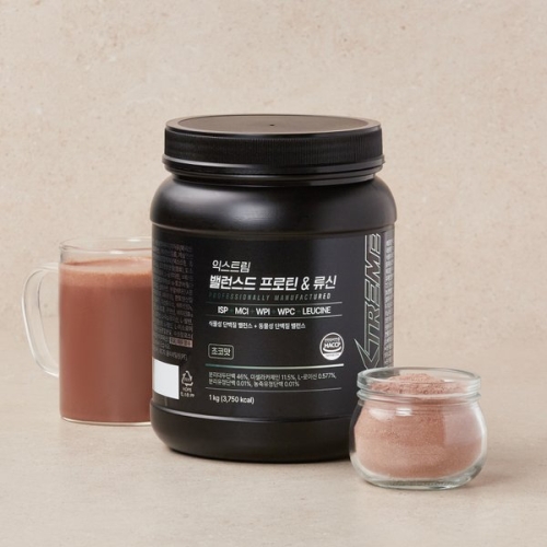 익스트림 밸런스드 프로틴&류신 초코맛 1kg