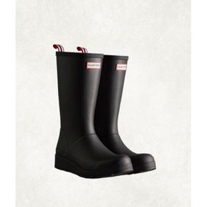 헌터 우먼스 플레이 톨 레인부츠 블랙_WFT2007RMA-BLK