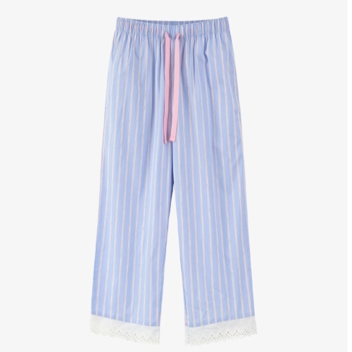 YES 레이온 스트라이프 7부 코튼팬츠YSWEB251