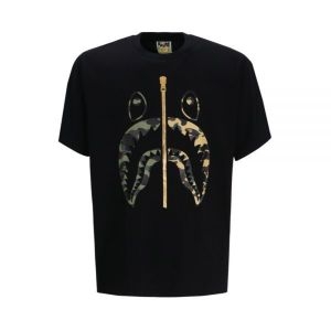 베이프 A BATHING APE 25 1st Camo Separate Shark Tee 001TEL301018M WHT 퍼스트 카..