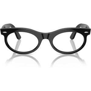 레이밴 미국아마존 Ray-Ban Rx2242v Wayfarer 타원형 처방 안경 프레임 스트라이프 투명 핑크/데모 렌즈 82830..