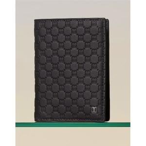 닥스 남성 블랙 유럽 수입가죽 루이스 엠보 DD 패턴 DBWA5F375BK