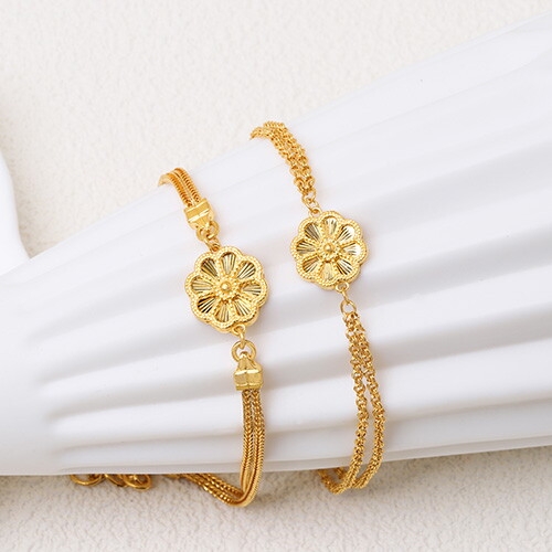 혼골드모아 골드모아 순금 [미니 코스모스] 팔찌 11.25g