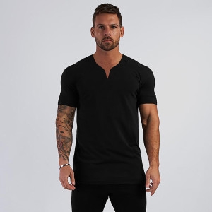 파파브로 코튼 반팔 티셔츠 머슬핏 면티 남자반팔티 DMG-TSH-Q4152752