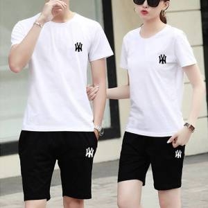 파파브로 커플 반팔 셋업 여름 운동복 짐웨어 DMG-TSH-Q4226341