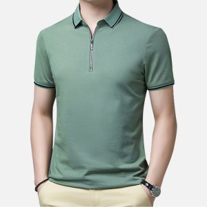 파파브로 티셔츠 고급 스탠다드 여름 반팔 반집업 카라티 DMG-TSH-Q4382607