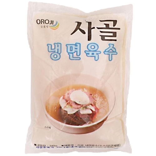뉴그린푸드 오로지 사골 냉면육수 340g