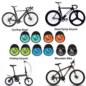 CNC  Bike Accessories Handlebar Plug MTB Road Grips End Cap 22mm Cycling ..