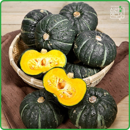 신선연구소  전남해남 양재호 햇 미니밤호박 2kg 4-7과