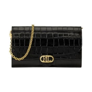 폴로랄프로렌 우먼 로렌 Adair 크로커다일 엠보시드 레더 스몰 크로스바디 크로스백 블랙 10700683