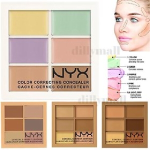 닉스 컬러 코렉팅 컨실러 팔레트 9g