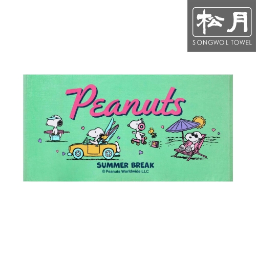 송월타월  스누피 베케이션50 비치타월