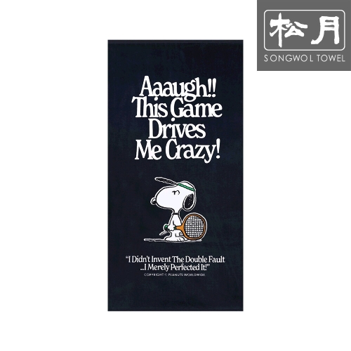 송월타월  스누피 테니스76 비치타월