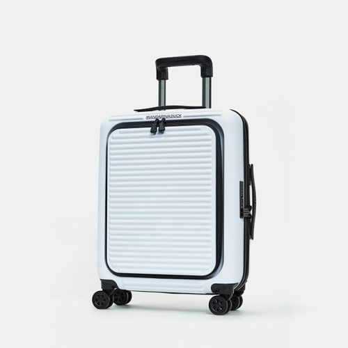 만다리나덕 TANK CASE TROLLEY CABIN W/FRONT POCKET FSV2224Y OPTICAL WHITE 21인치 포..