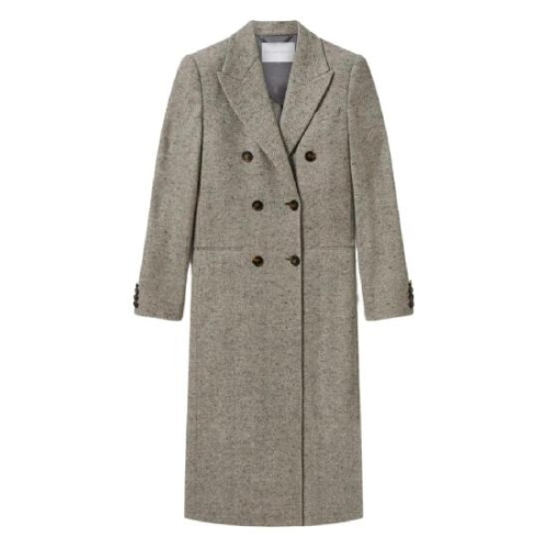 스텔라매카트니 더블 브레스티드 트위드 패턴 코트 6601203GJ800 T