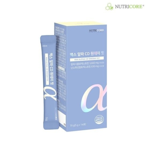 뉴트리코어 맥스 알파 CD 원데이 핏 5g 14포