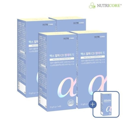 뉴트리코어 맥스 알파 CD 원데이 핏 5g 14포