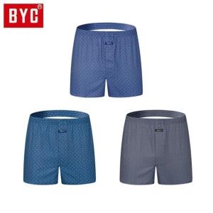 BYC BZE0G895_56 남성 트렁크팬티 3매입 DOLG4009