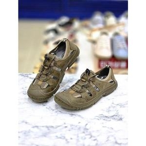 허시파피 세이브존05 남성 가죽 오픈형 논슬립창 캐주얼 메쉬샌들 GFDK3MR013