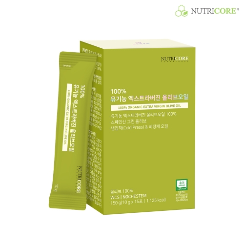 뉴트리코어 유기농 엑스트라버진 올리브오일 150g(10gx15포)
