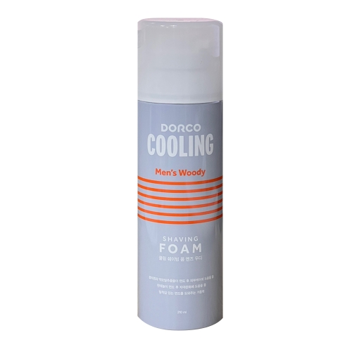 도루코 쿨링 쉐이빙 폼 멘즈 우디 면도 크림 210ml