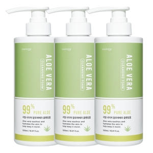 코스메이트 리얼 네이처 알로에베라 클렌징폼 500ml