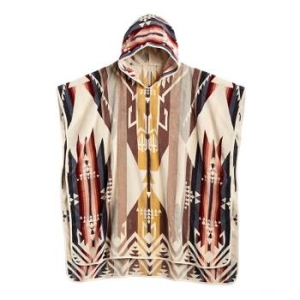 펜들턴 Adult 자카드 후디 후드 타월 화이트 Sands 탄 XB24853555 461293