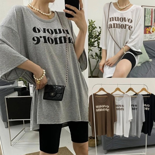 아이우먼 위쉬몰 RA 누오보라운드스판티셔츠 U680H506 빅사이즈