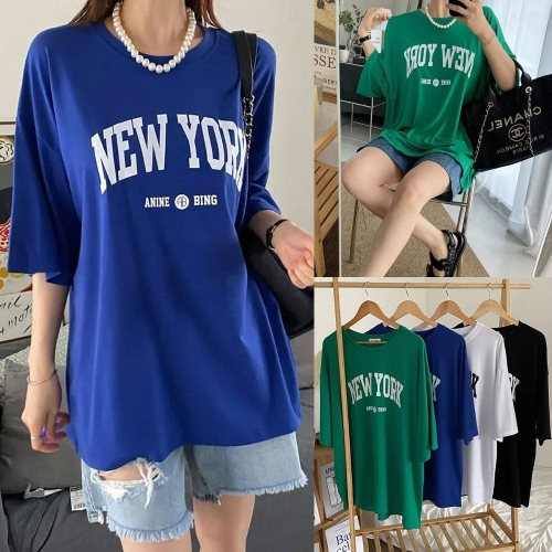 아이우먼 위쉬몰 RA 빅뉴욕찰랑프린팅티셔츠 U681H506 빅사이즈