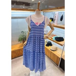 레코브 절개끈 프린트 원피스 LC31E8OP533X