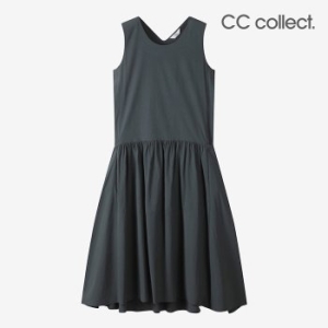 씨씨콜렉트 포켓 스트링 포인트 슬리브리스 드레스 CG_E252PSE170