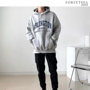 포지시아 남성 오버핏 후드티 기모 후드 al2 S9113958
