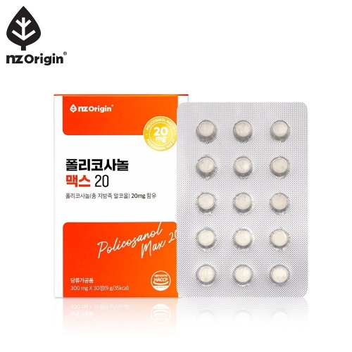 엔젯오리진 폴리코사놀 맥스 20 30정
