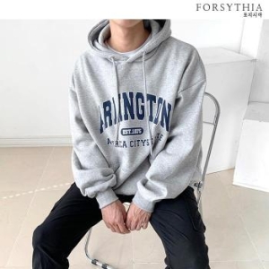 포지시아 남자 오버핏 후드티 기모 후드 al2 S9113957