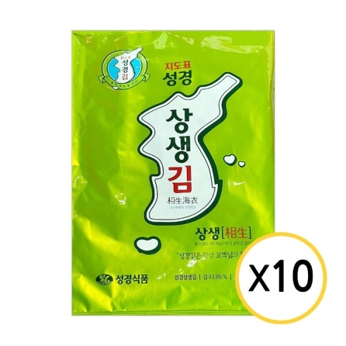 성경식품 지도표성경김 성경김 상생김 20g