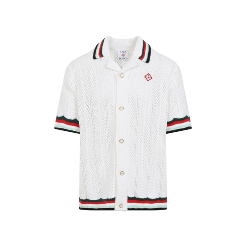 카사블랑카 긴팔 셔츠 MPF25KW99601 MONTAGNE ONDUL E