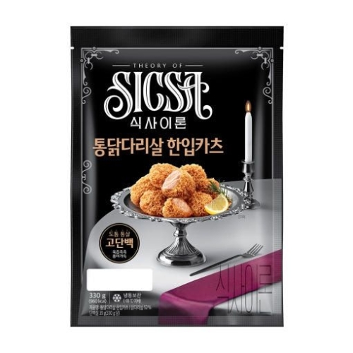 롯데웰푸드 식사이론 통닭다리살 한입 카츠 330g