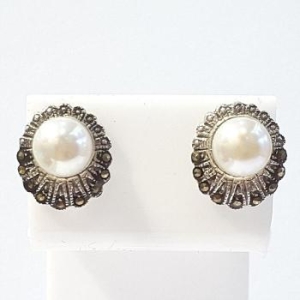 블루케이  담수진주 원석 귀걸이 230110-17 탄생석 S9464511