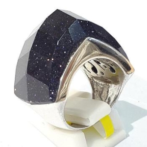 블루케이  청사금석 원석 반지 211021-19 탄생석 S7699186