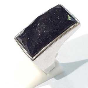 블루케이  청사금석 원석 반지 211021-20 탄생석 S7699185